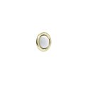 Iq America DP1101A Low Proifile Wired Gold Polished Brass Rimmed Lighted Doorbell DP1101A